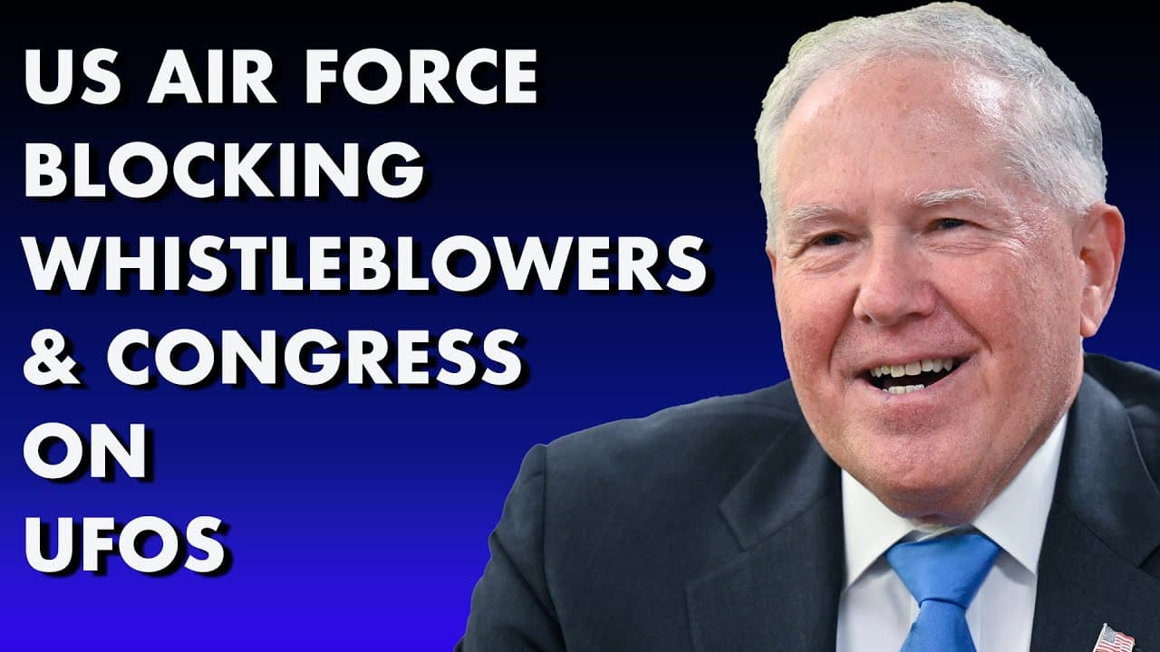 Congressman Tim Burchett Reveals USAF Leadership Blocked Whistleblowers on UAPs / UFOs