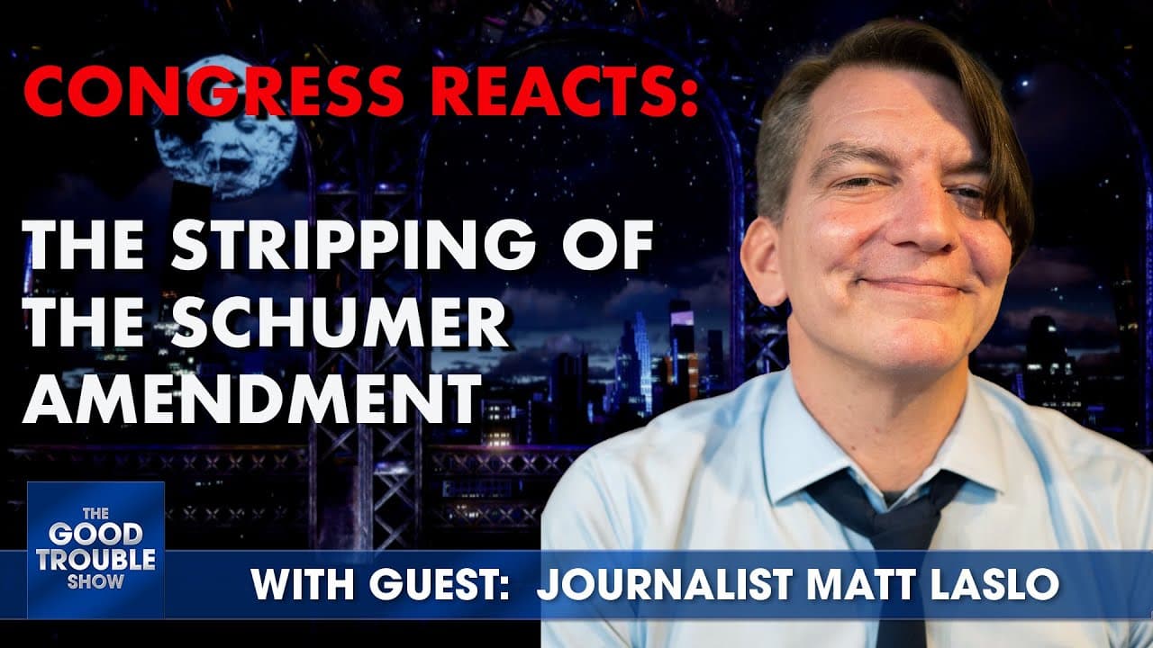 Congress Reacts: Journalist Matt Laslo with lawmaker's reaction to the UAP UFO Schumer Amendment