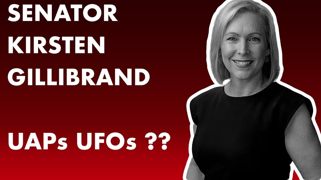 NEW Episode of . Senator Kirsten Gillibrand on the DOD program for UFOs and UAPs
