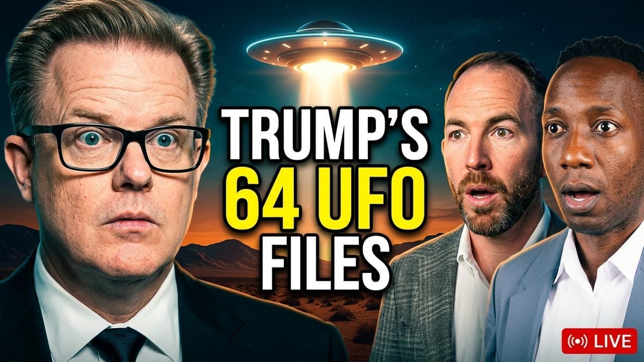 LIVE: Trump's Pentagon Just Dropped 64 New UFO Files - Disclosure Foundation Reacts