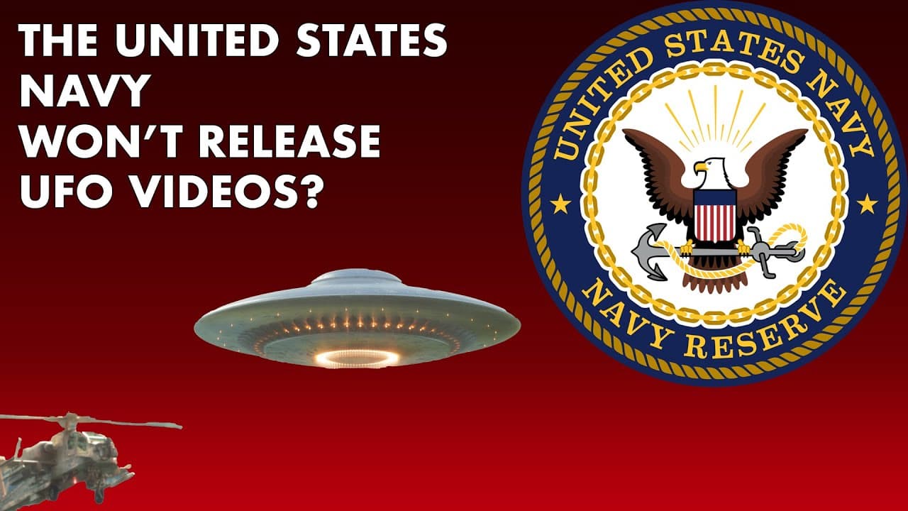 New from the : The US Navy has some UFO videos it doesn't feel like sharing.