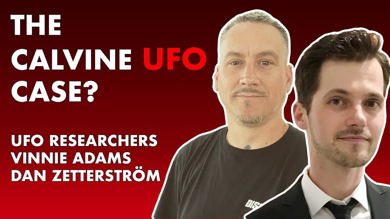 NEW: UFO researchers Vinnie Adams & Dan Zetterström, join us to talk UFOs / UAPs & their new series