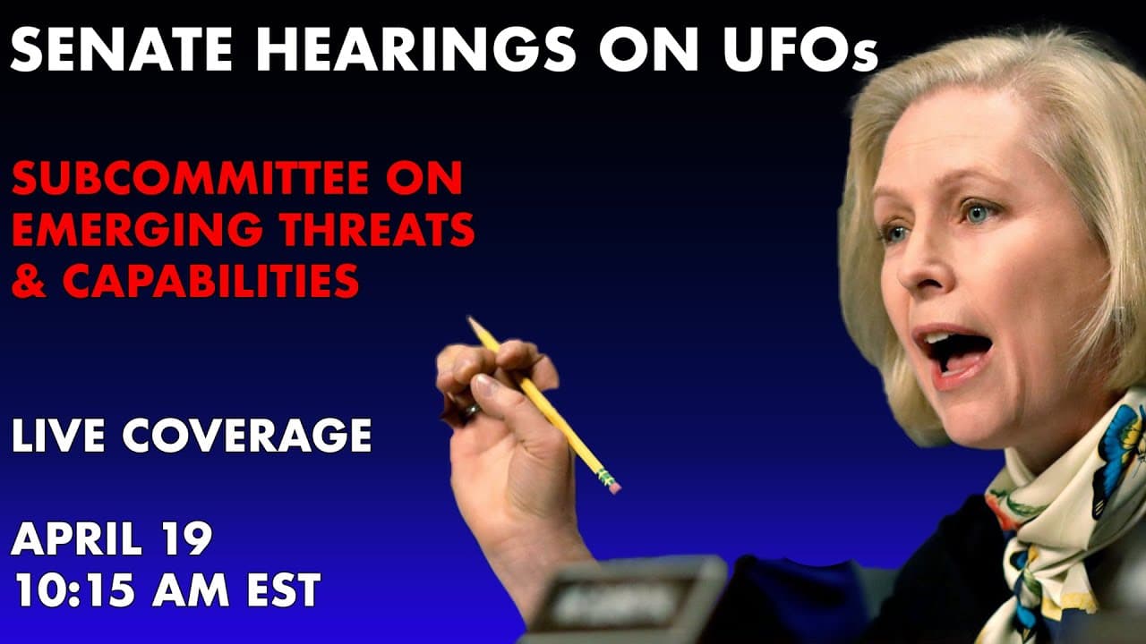 Dr. KirkPatrick to Senator Gillibrand @ Today's UFO Hearing - April 19, 2023